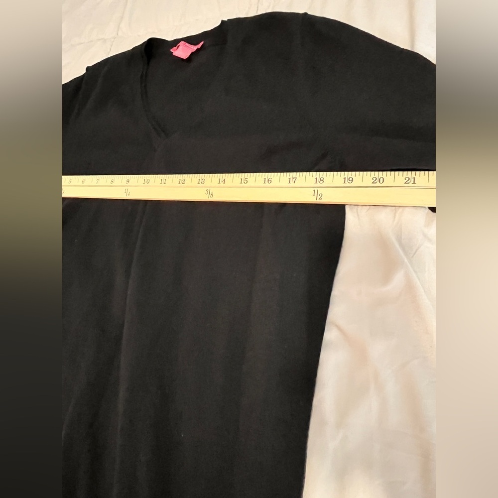 Isaac Mizrahi New York Black Long Sleeve Sweater Dress Small - Picture 6 of 8